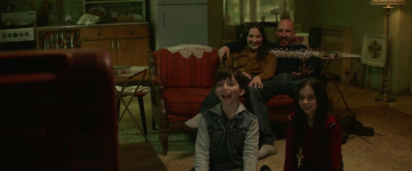 The Maximoffs watching Dick Van Dyke.