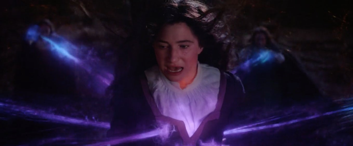 Agatha turning on her fellow witches.