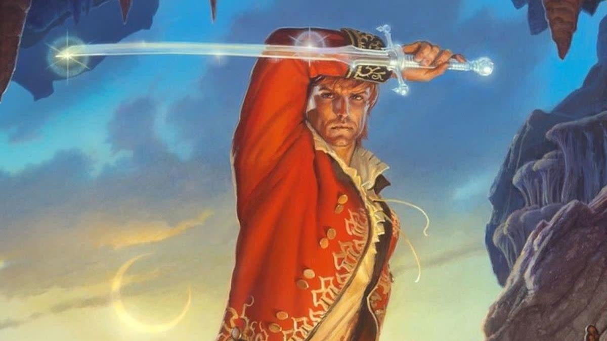 The cover of A Memory of Light by Michael Whelan. No, it’s not the dagger. Note the lack of a ruby, and also it’s a sword.