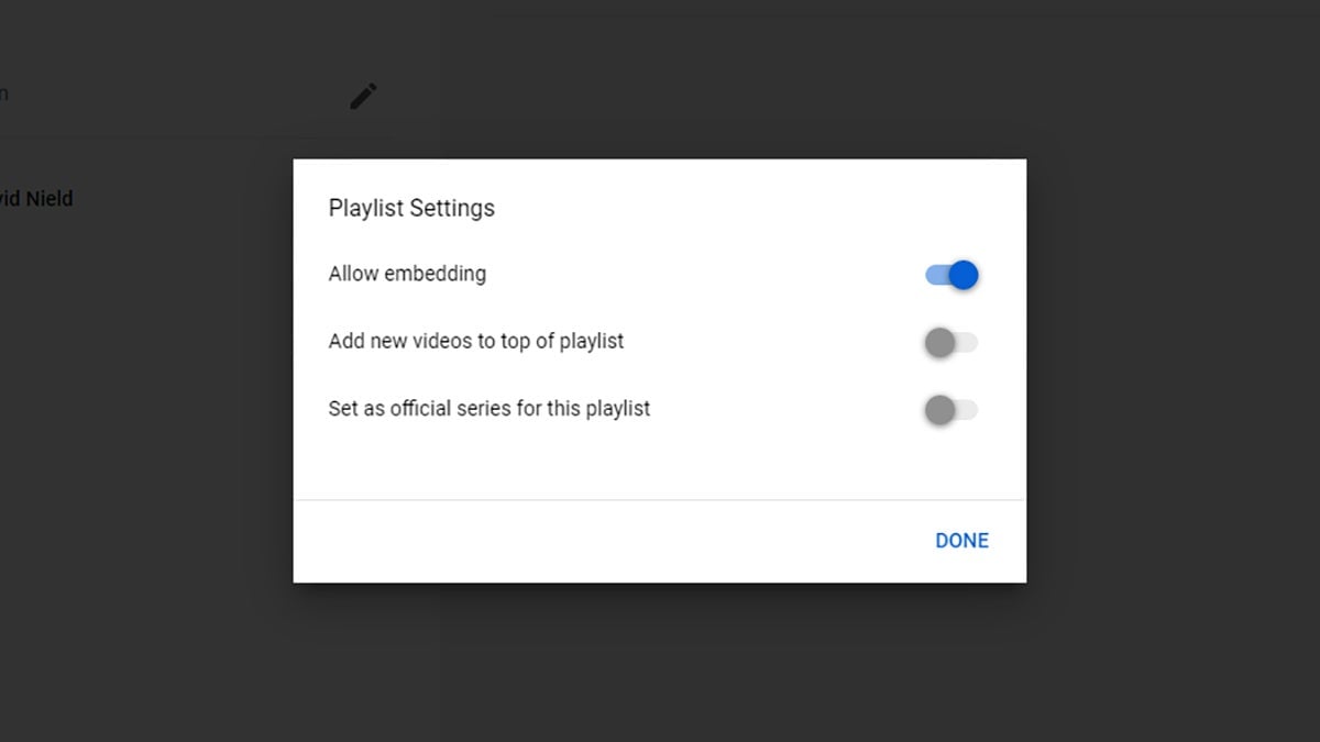 Make the most of the playlist features YouTube gives you.