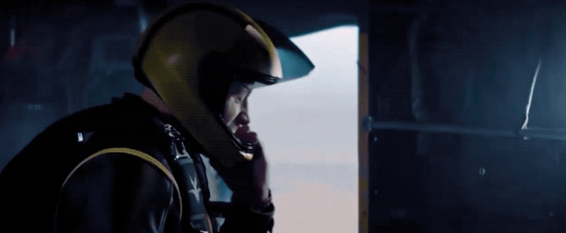 Sam chasing after Batroc.