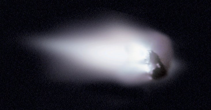 Halley’s Comet as it was observed in 1986.
