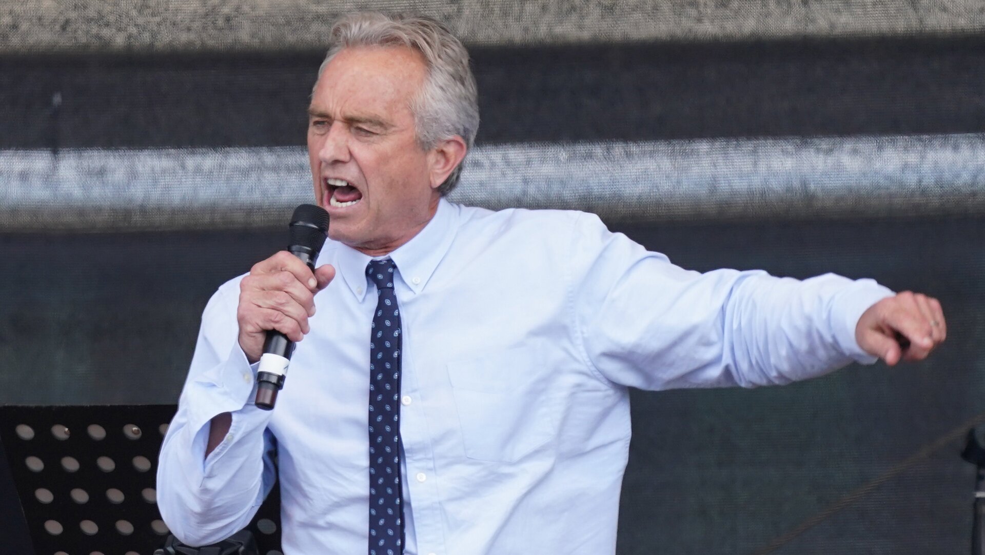 Anti-vax conspiracist Robert F. Kennedy Jr. in Berlin in August 2020.