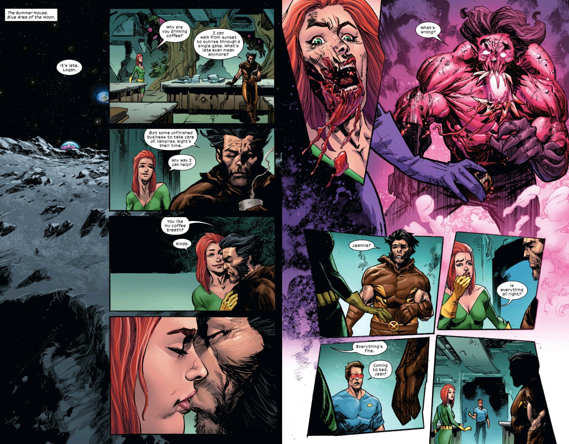 The X-Men’s resident triad getting a taste of the mental monster that’s stalking everyone.