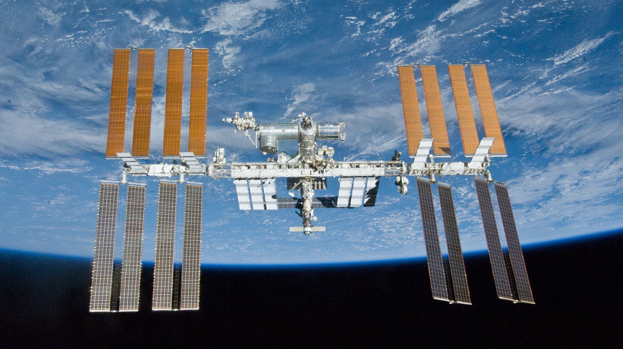 The International Space Station.