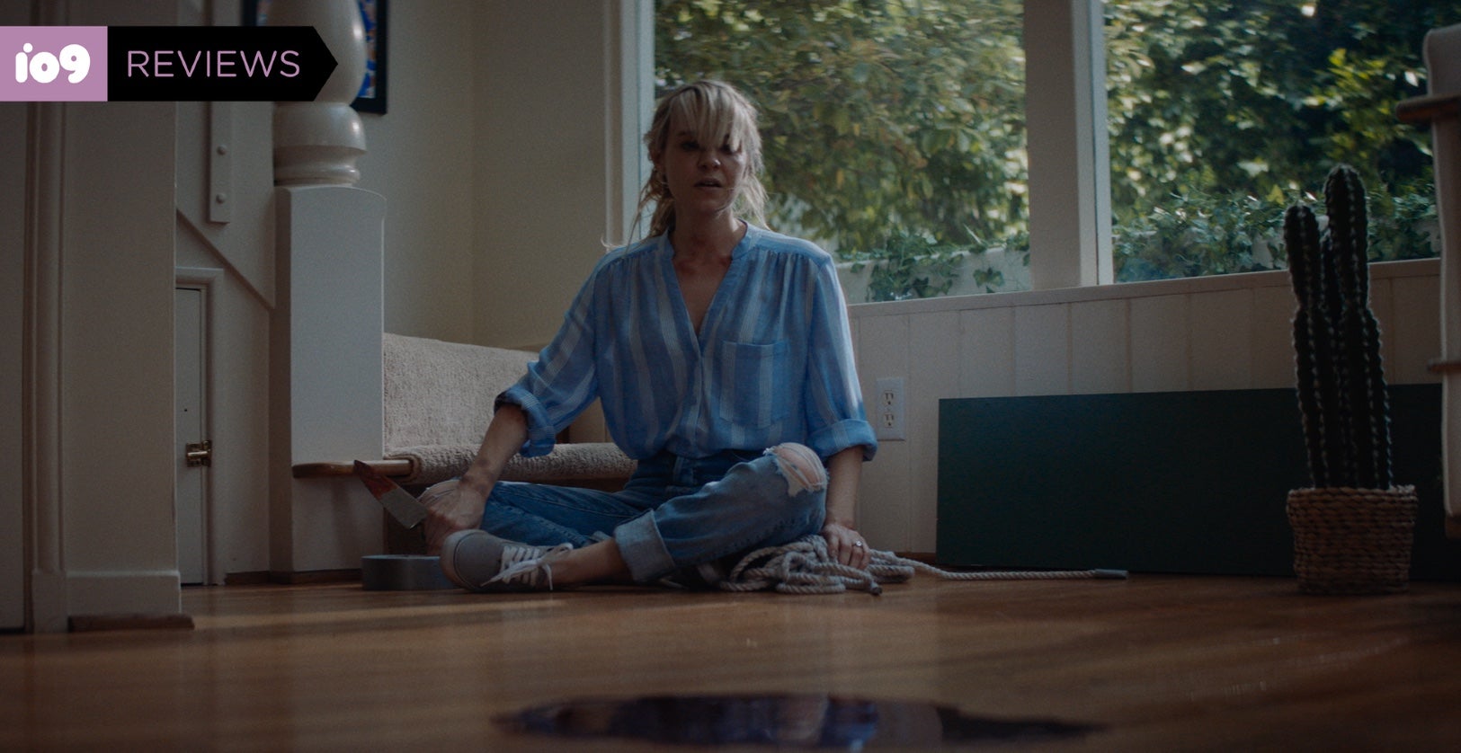 May (Brea Grant) faces yet another pool of blood in her home.