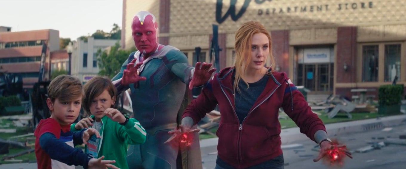 Wanda and Vision’s family ready for action.