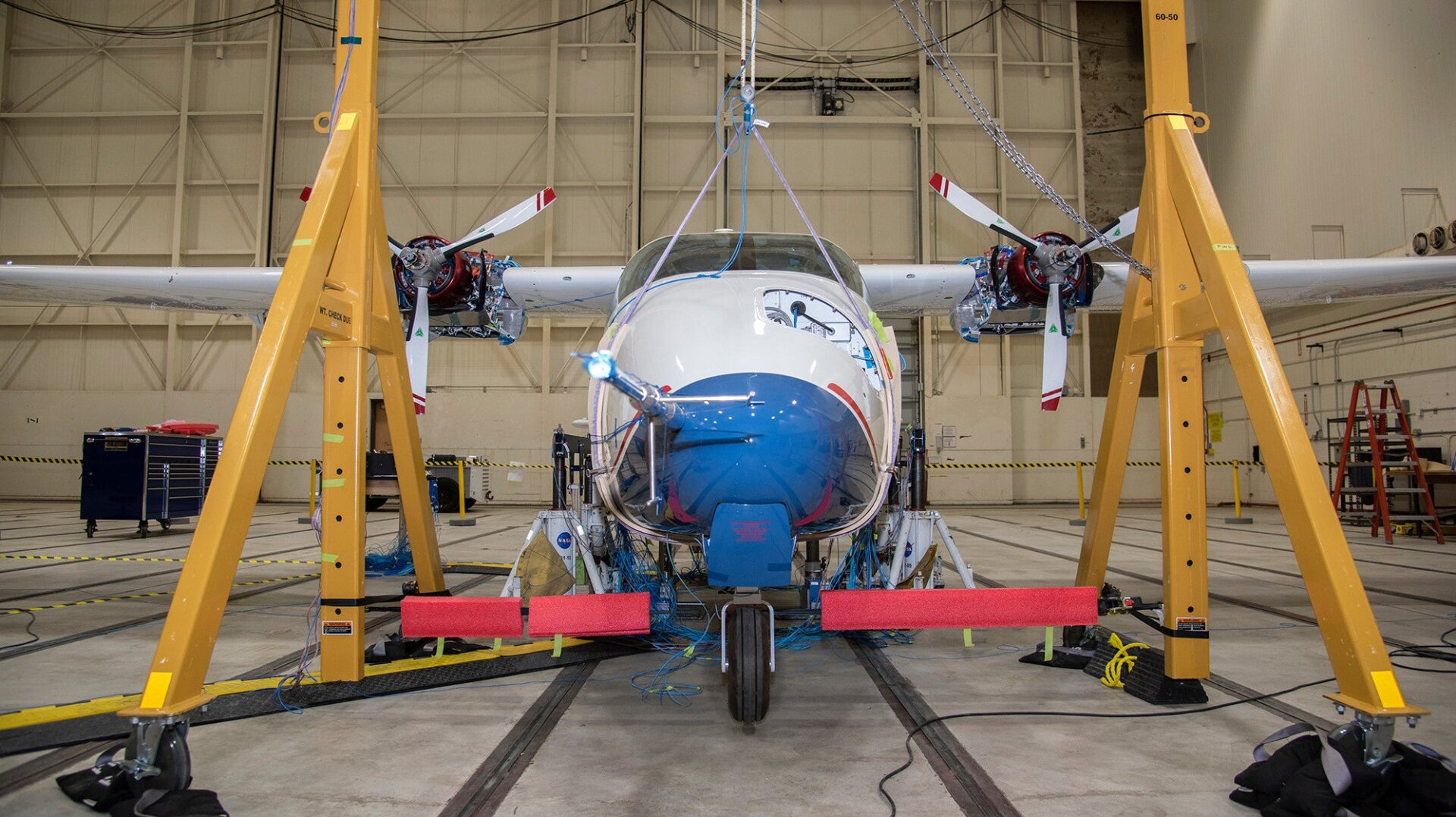 The X-plane in the Armstrong Flight Research Center in California.