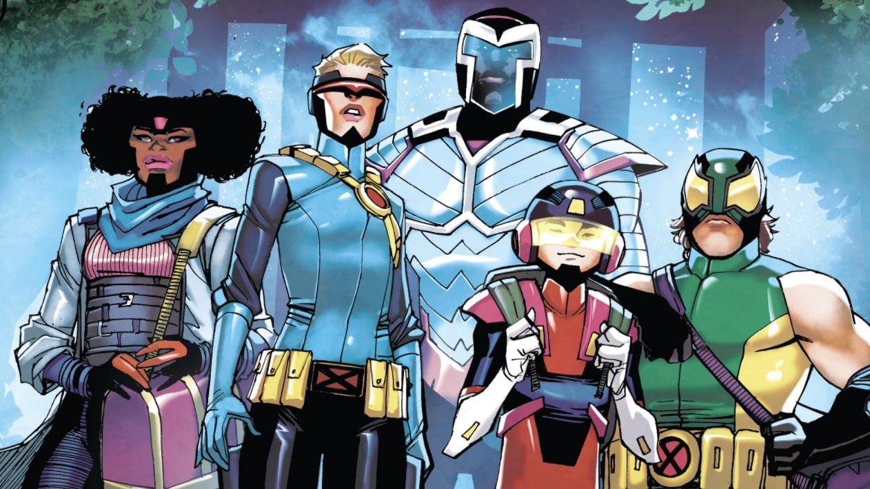 Gimmick, Cyclops-Lass, Cherub, Daycrawler, and Marvel Guy.