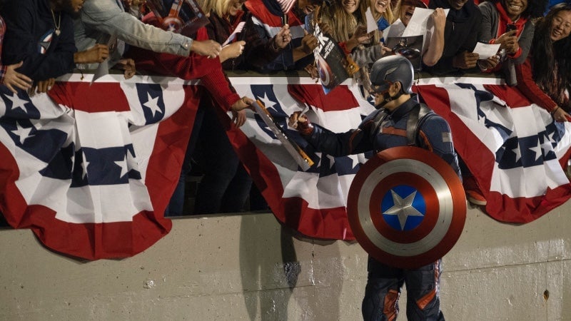 John Walker doing the real Cap work.