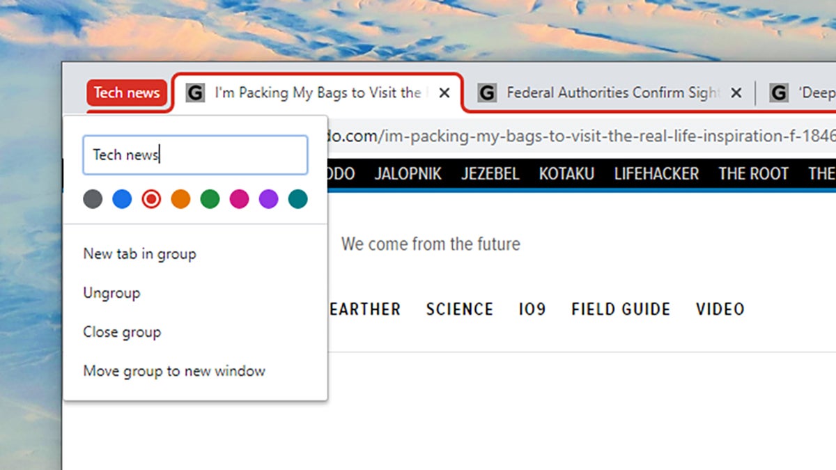 Screenshot: Google Chrome