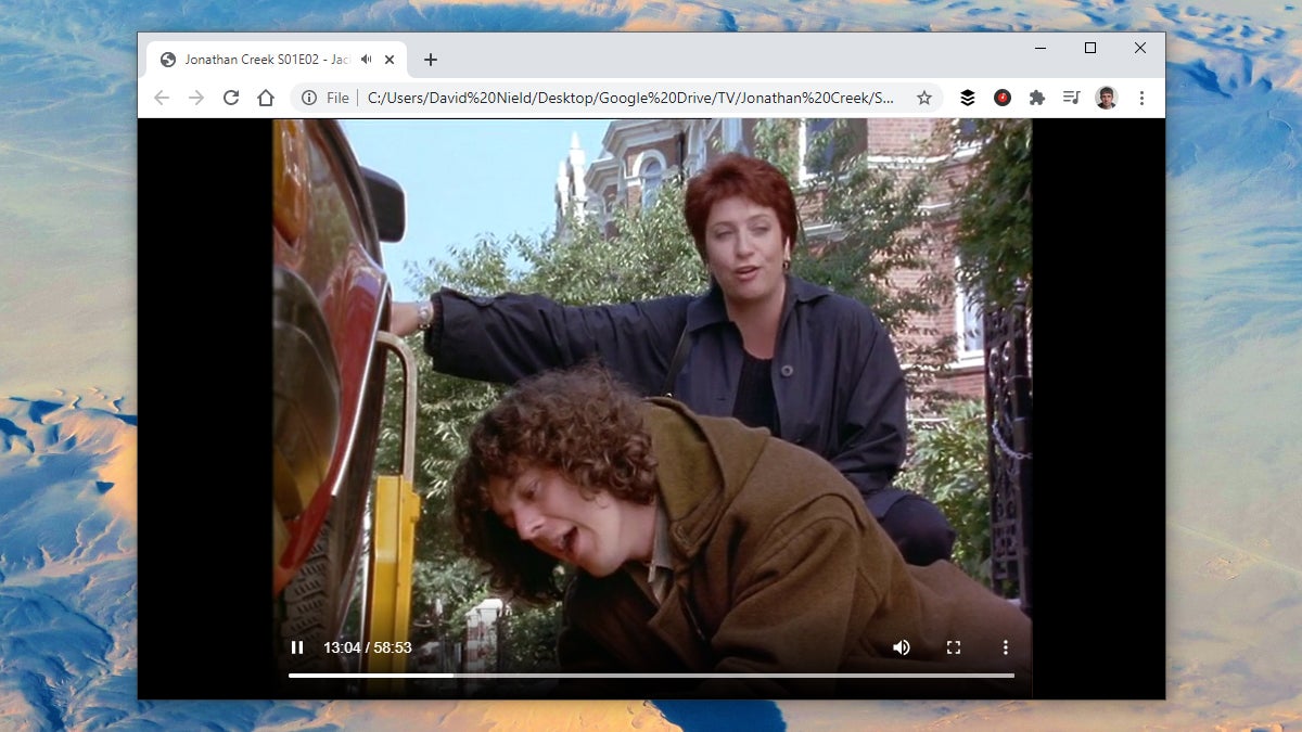 Screenshot: Google Chrome