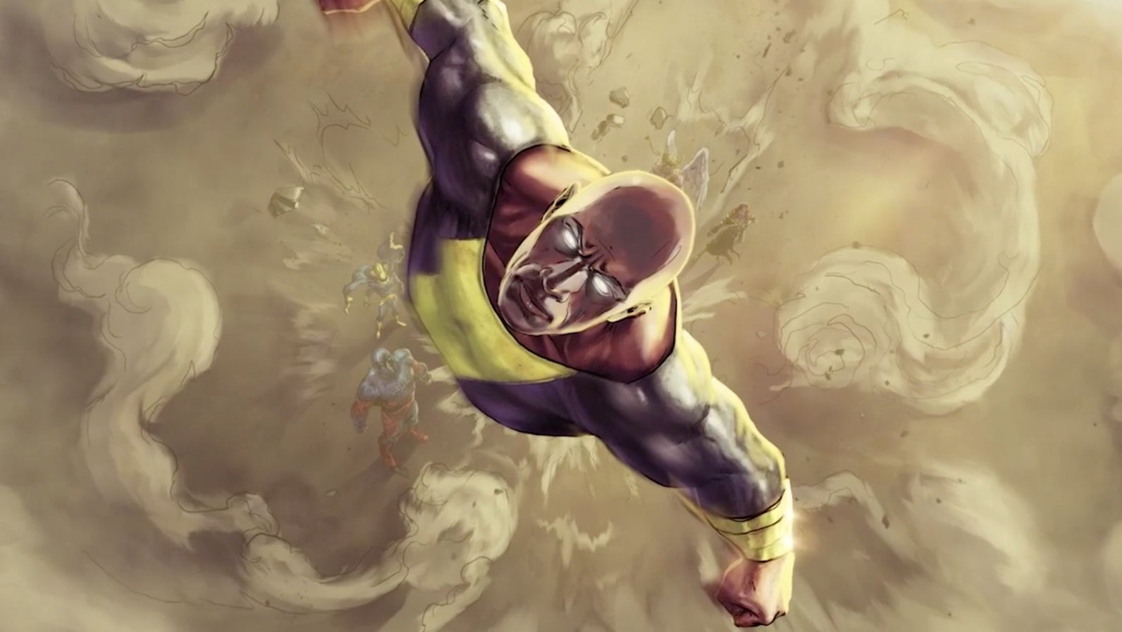 Concept art from Black Adam.