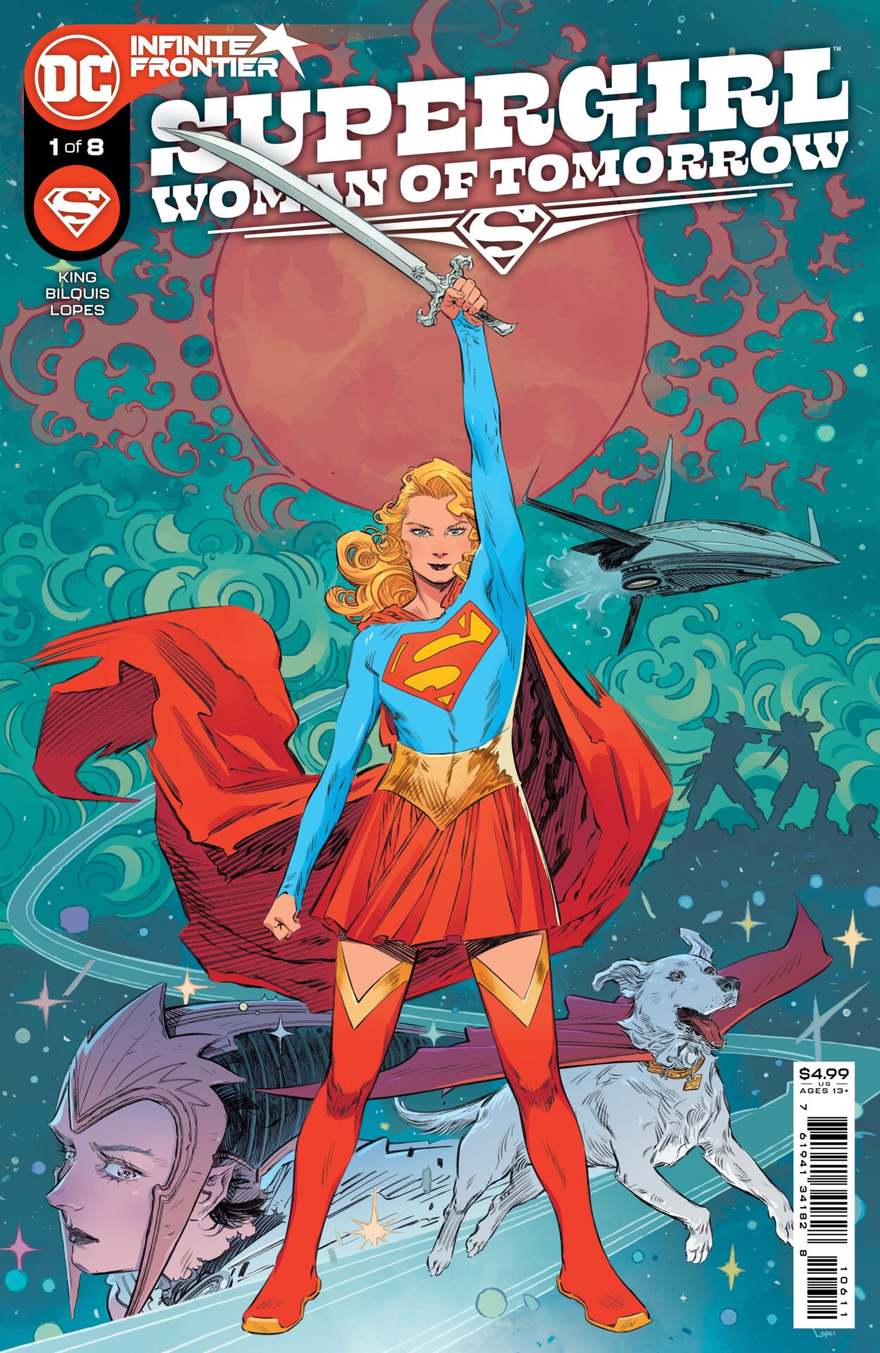 The cover of Supergirl: Woman of Tomorrow #1.