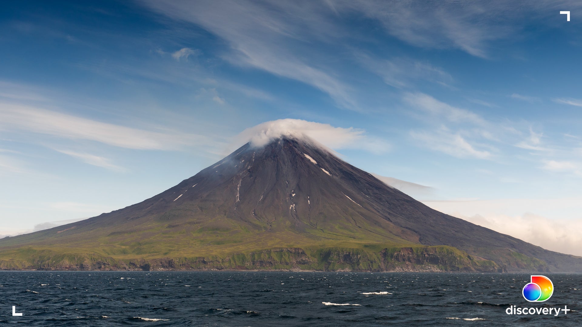 The volcano Bogoslof.