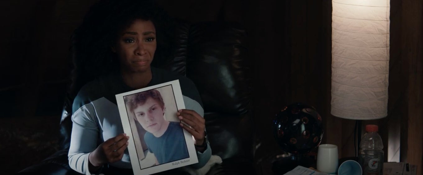 Monica discovering Ralph’s real name.