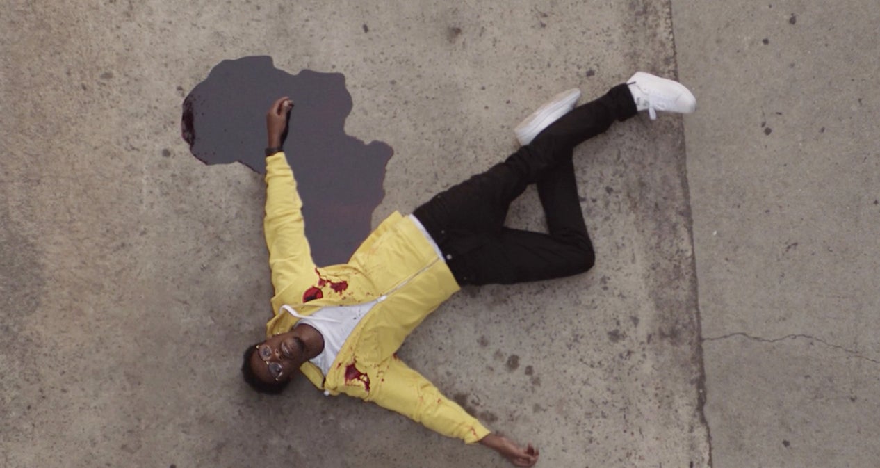 A particularly unsubtle shot from Two Distant Strangers.