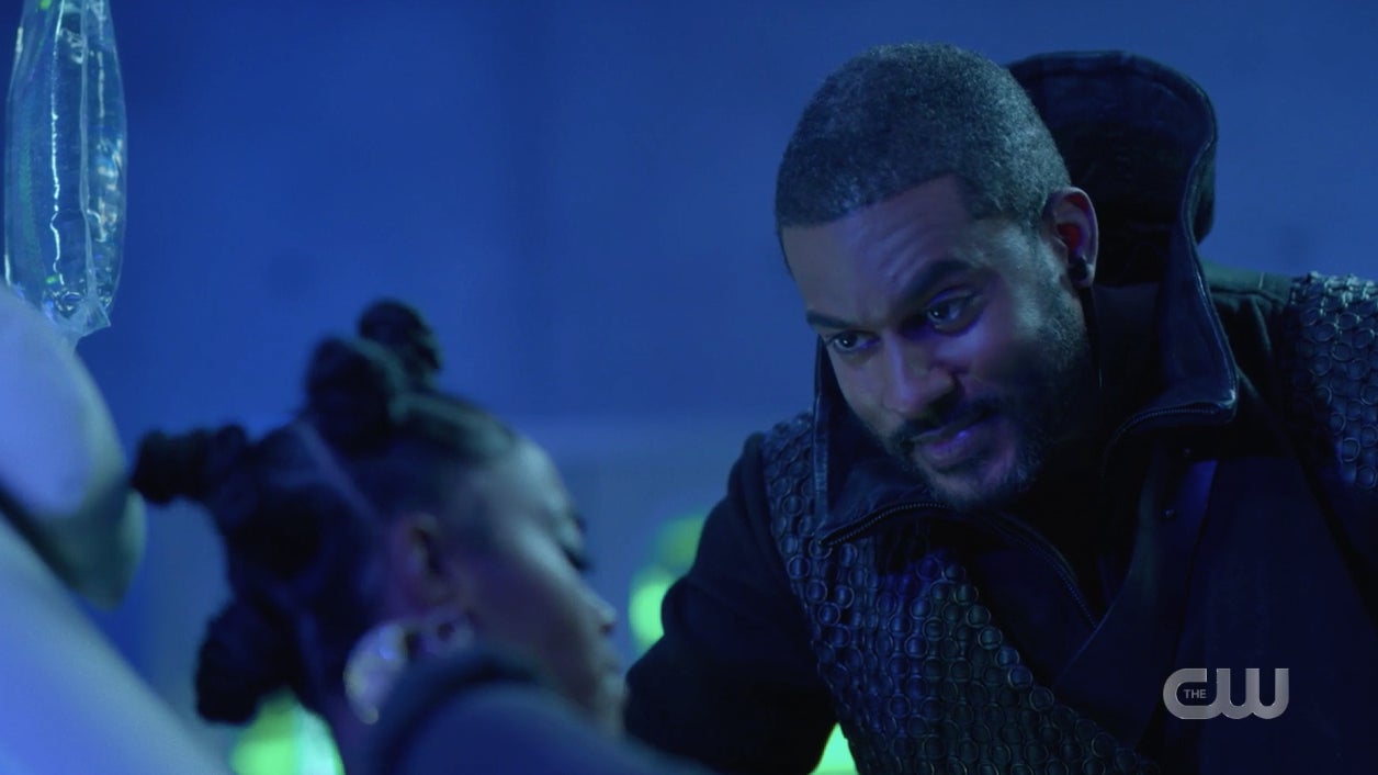 Donald talking to Anissa.