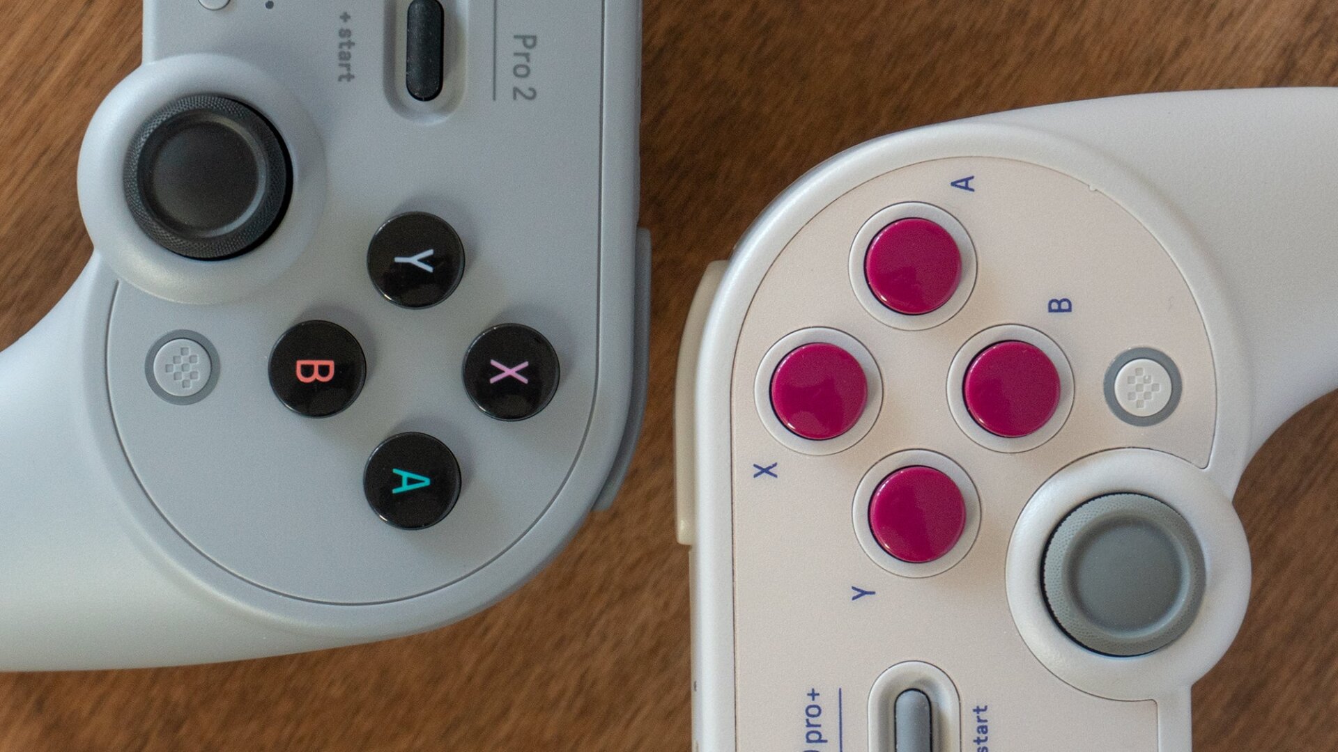 If you can’t decide which of the three colorways to get, the Gray Edition features action button labels on the actual buttons in a large, easy to read font.