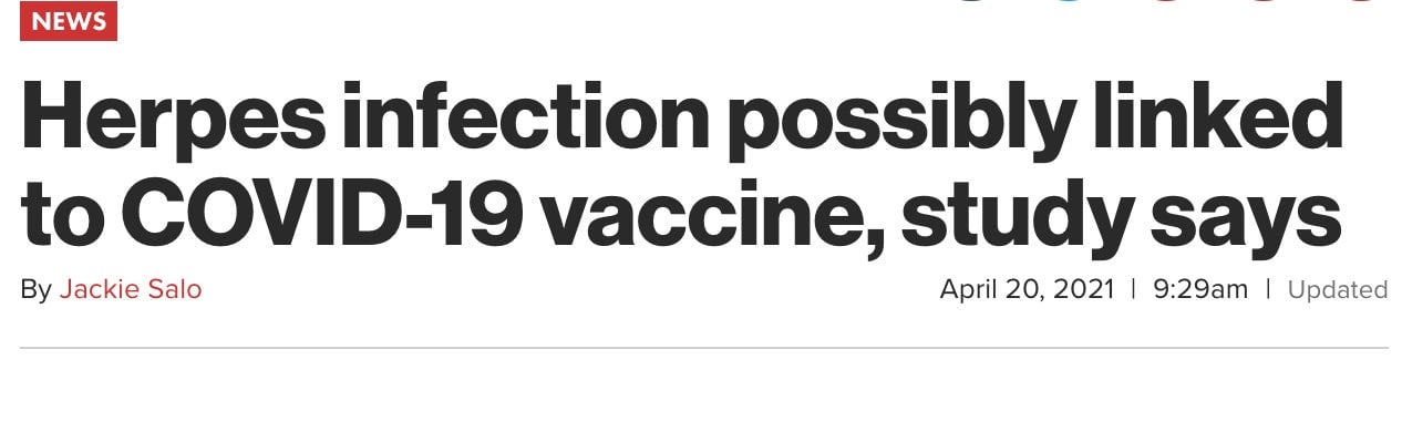 Not that herpes, guys!