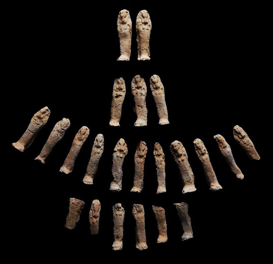 Artifacts found inside the city.