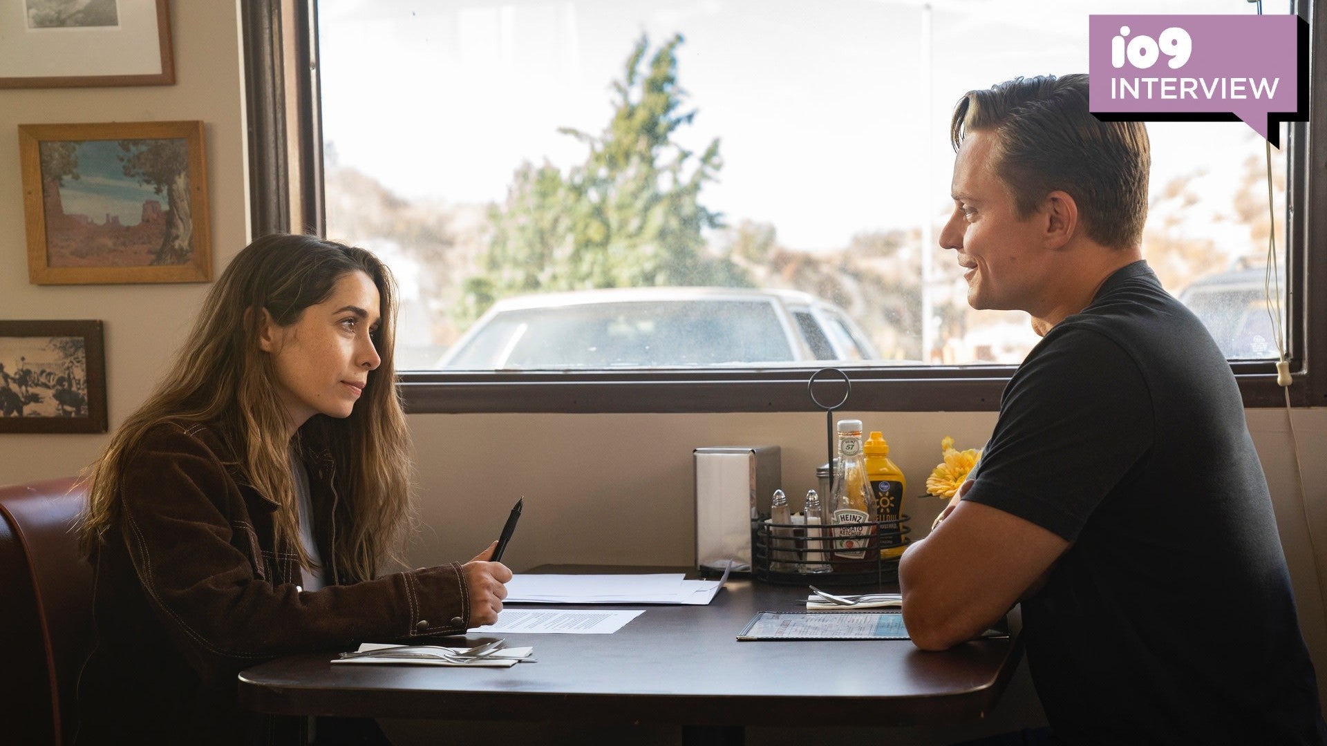 Hazel (Cristin Milioti) and Byron (Billy Magnussen) discuss their divorce in Made for Love’s season finale.
