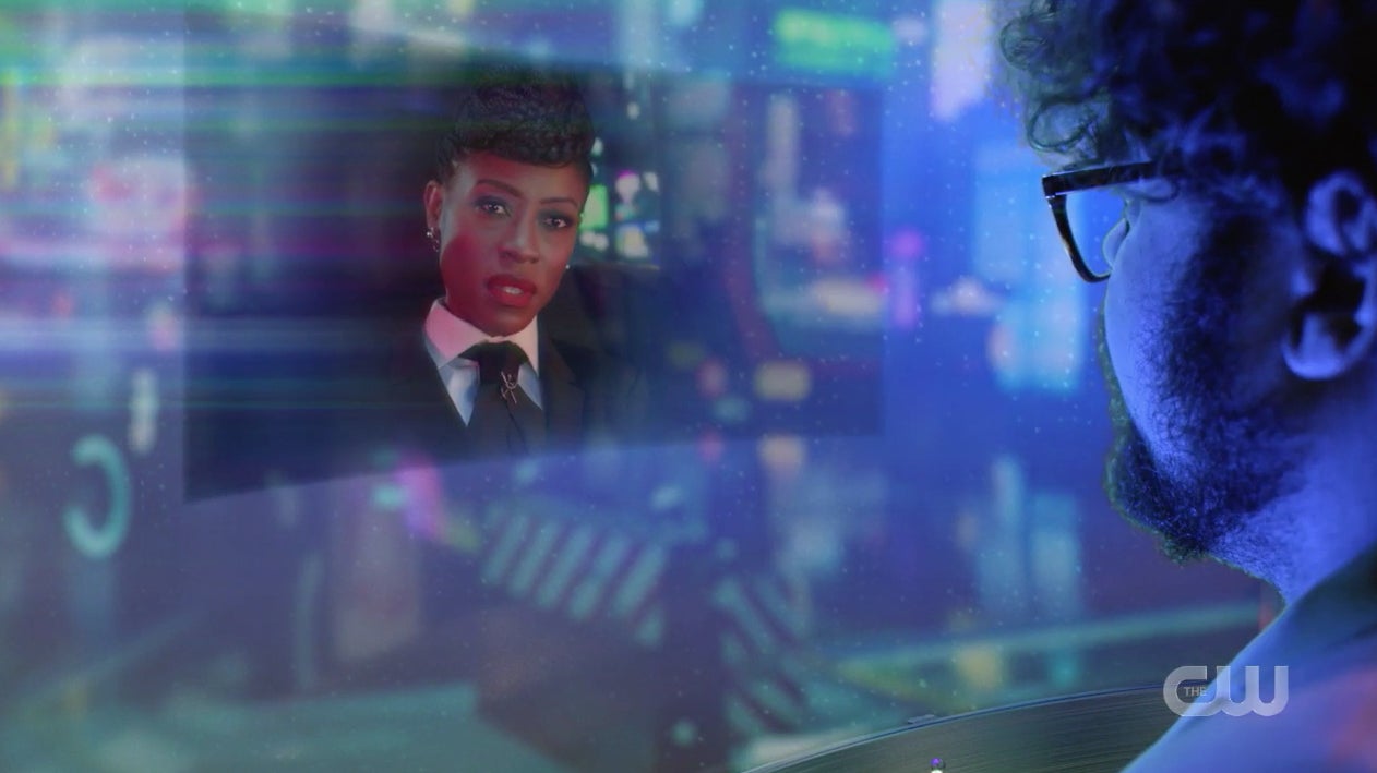 Maya keeping abreast of the situation in Akashic Valley.