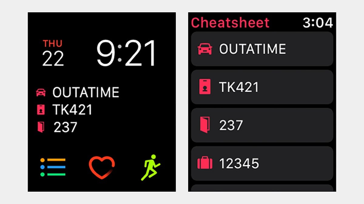Screenshot: Cheatsheet Notes