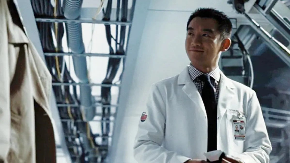 Zheng Kai as Ryan Choi in Zack Snyder’s Justice League.