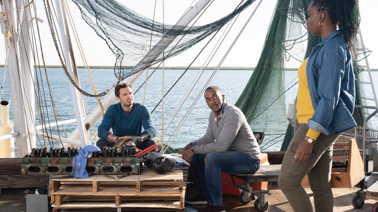 They’re on a boat. 