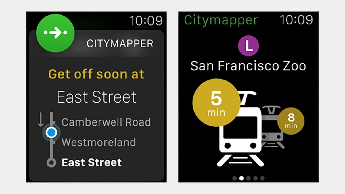 Screenshot: Citymapper