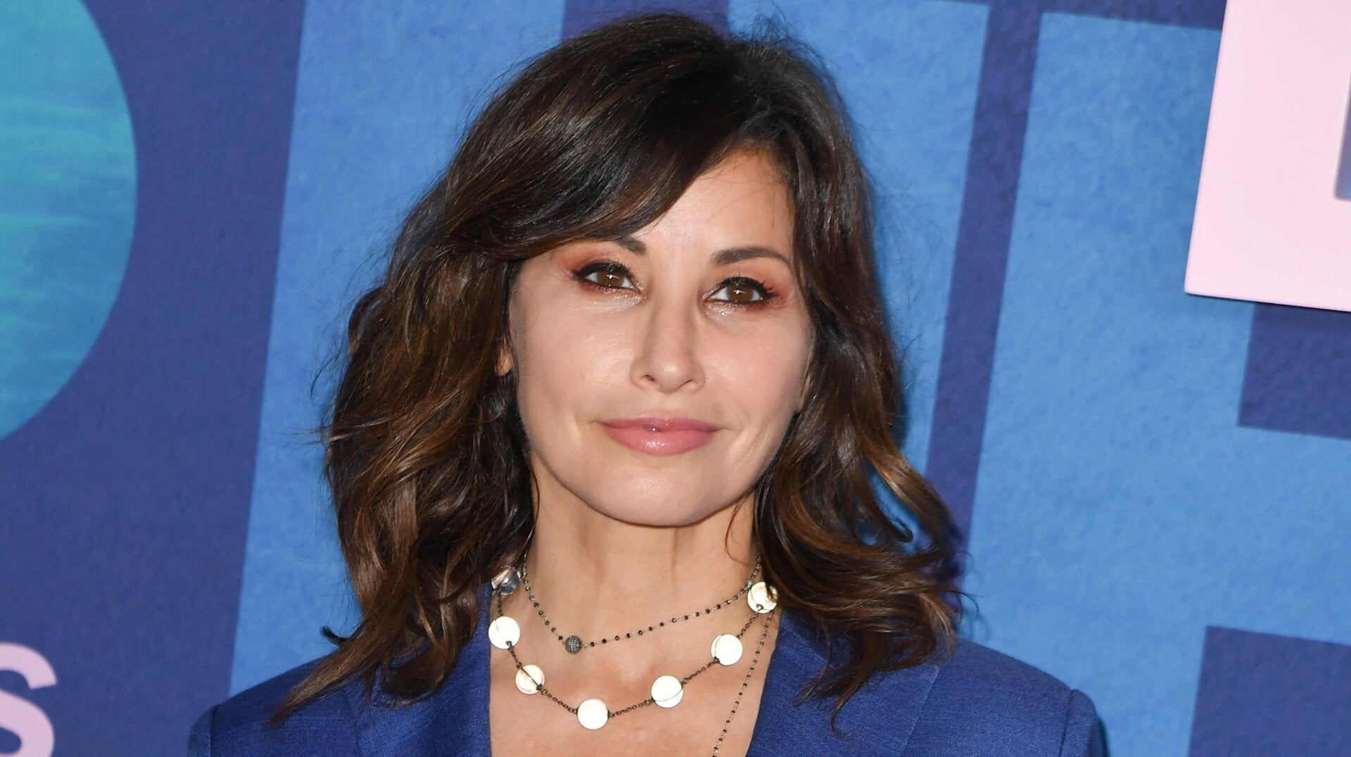 Gina Gershon attends HBO’s Big Little Lies season two premiere on May 29, 2019 in New York City.