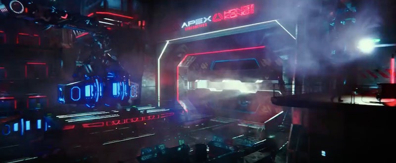 The Apex loading dock.