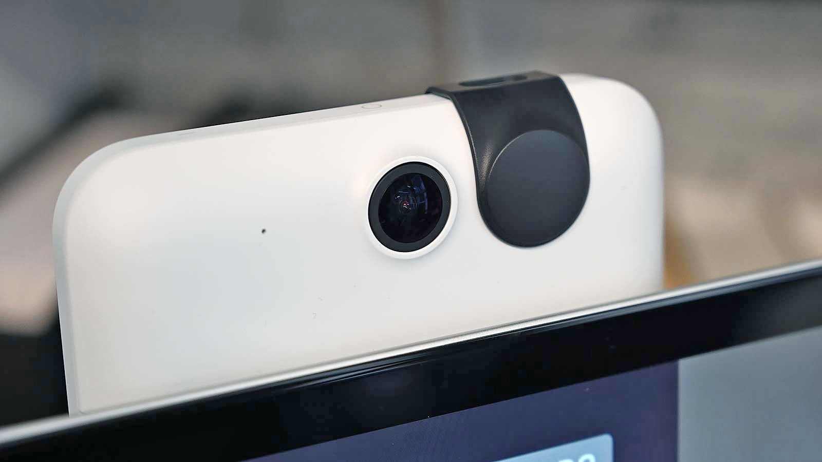 The ultra-wide angle cameras on the Facebook Portals keep everything in view.