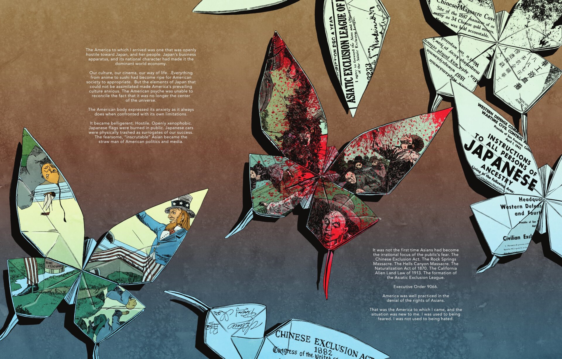 Moments from American history.