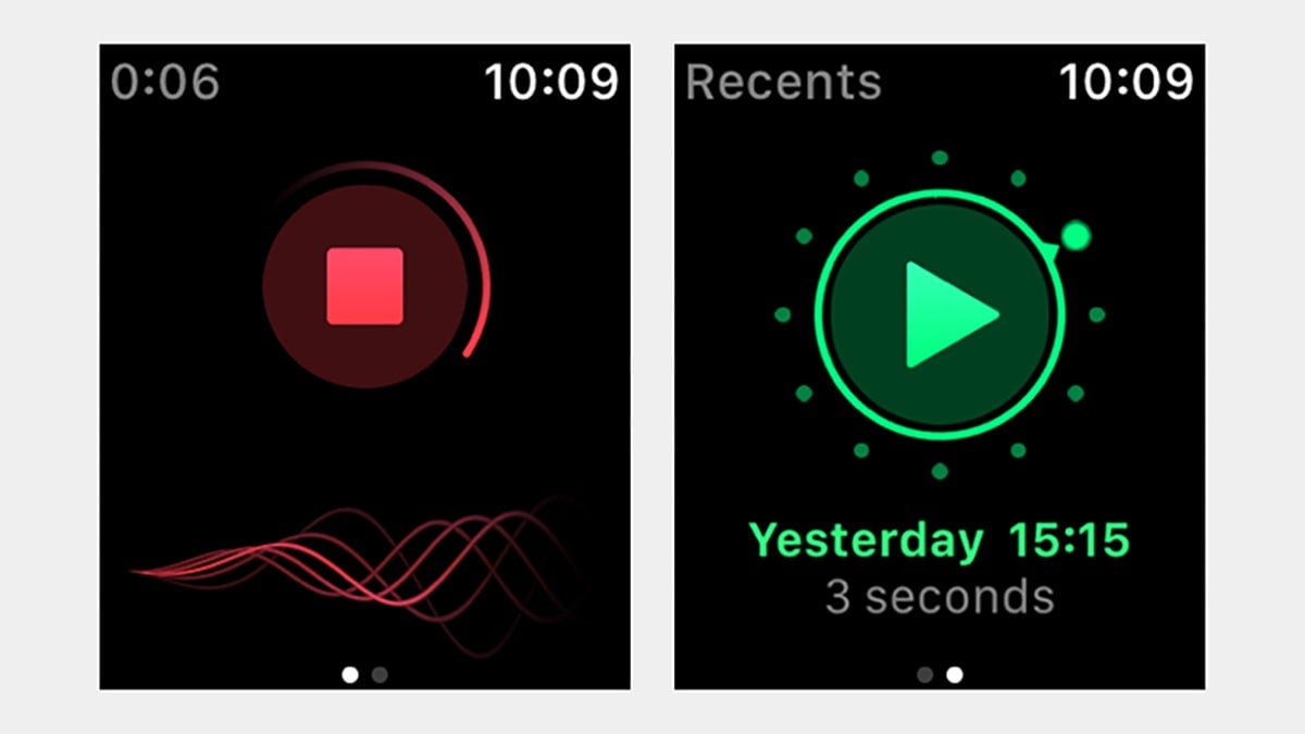 Screenshot: Just Press Record
