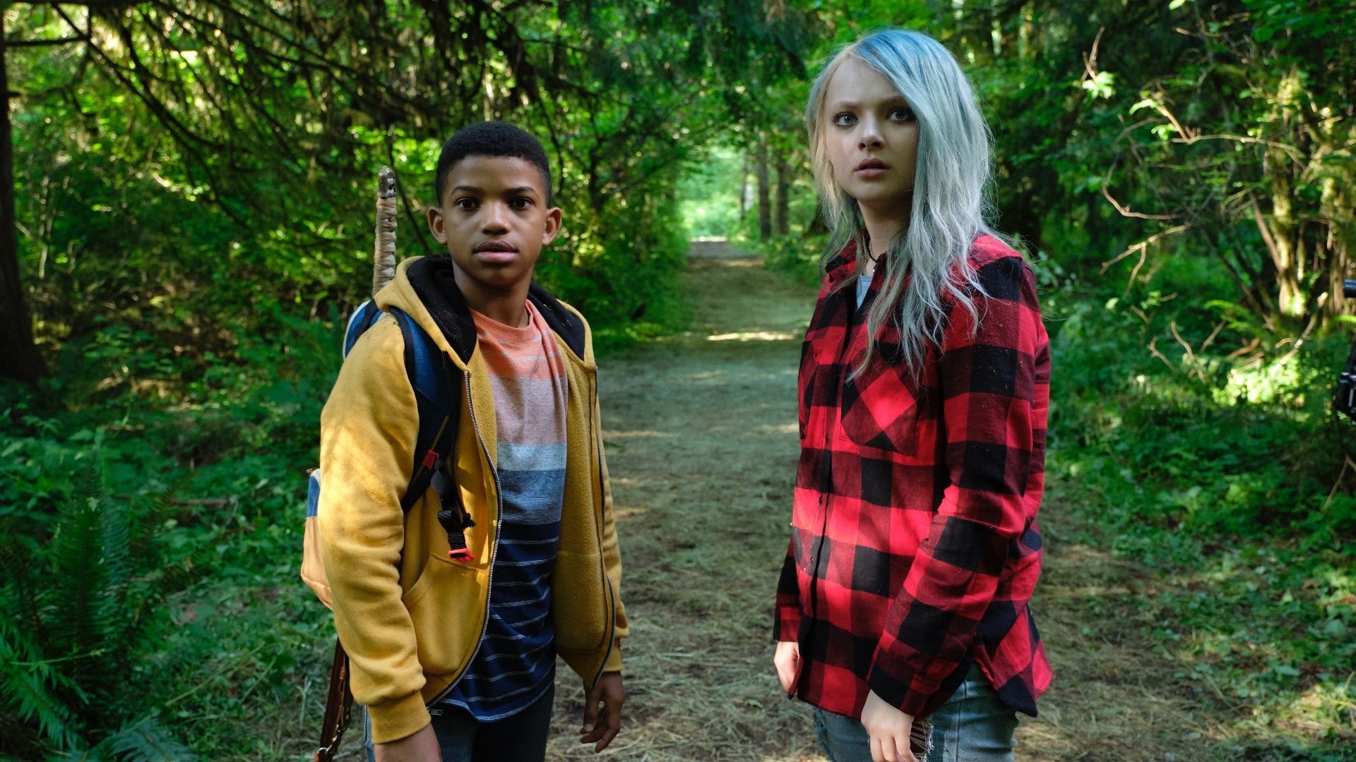 Lonnie Chavis and Amiah Miller in The Water Man.