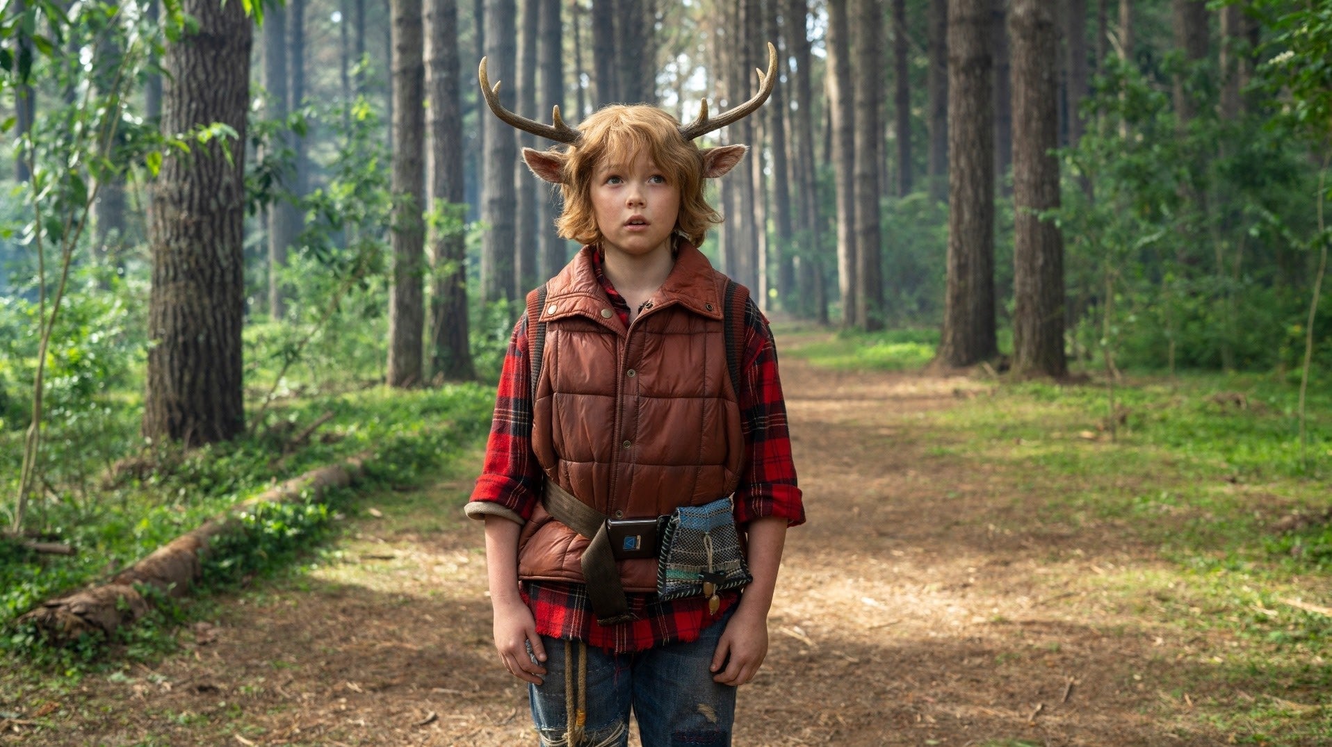 Christian Convery is the title character in the new comic book fantasy adaptation, Sweet Tooth.