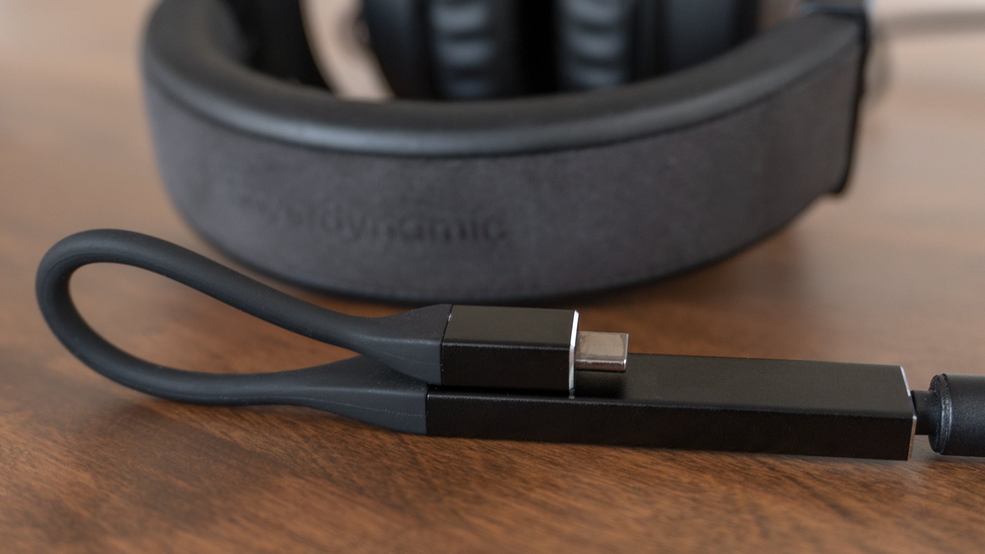 The THX Onyx is small and easy to pocket, and even features a magnetic closure so you can create a loop to help wrangle and organize headphone cables.
