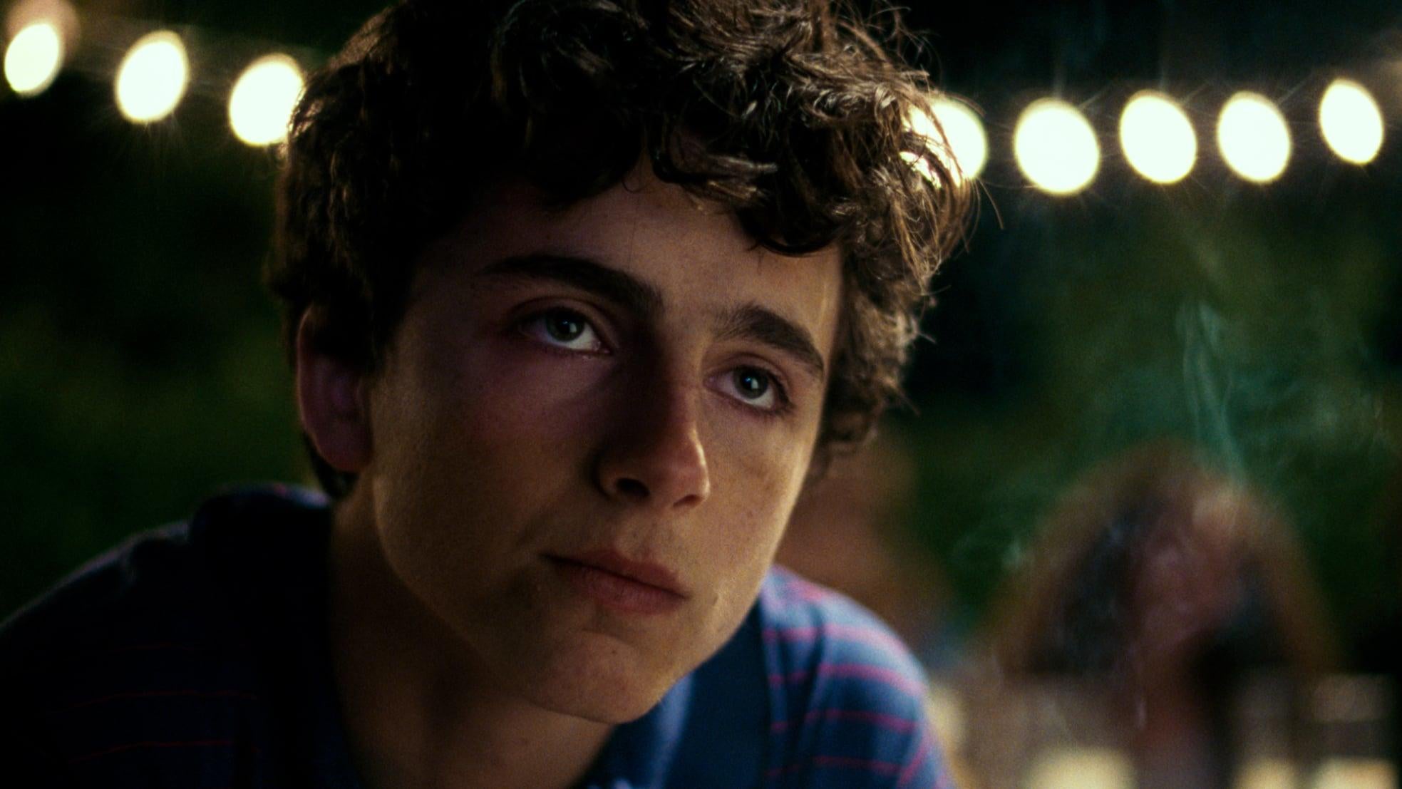 Timothée Chalamet in Call Me By Your Name.