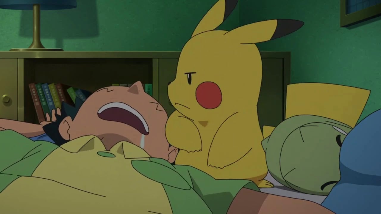 Pikachu displeased with his trainer.