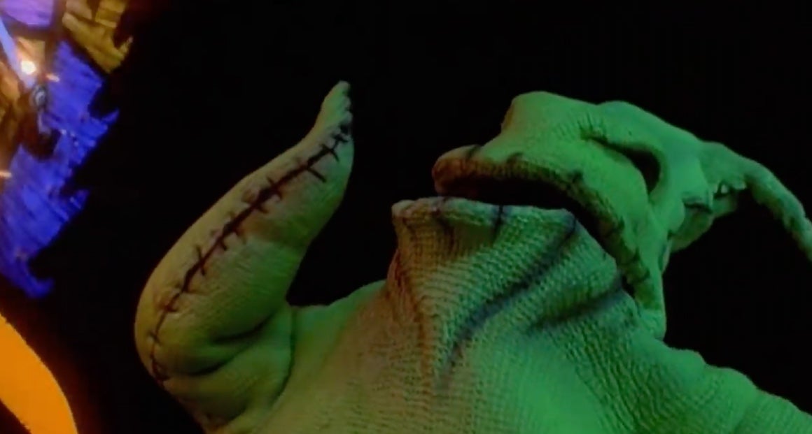 Oogie Boogie prepares to “do his stuff.”