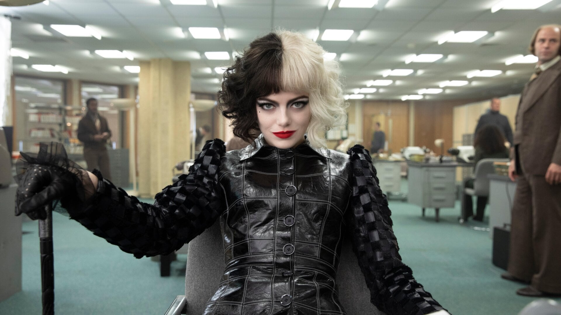 Cruella reintroducing herself to Anita.