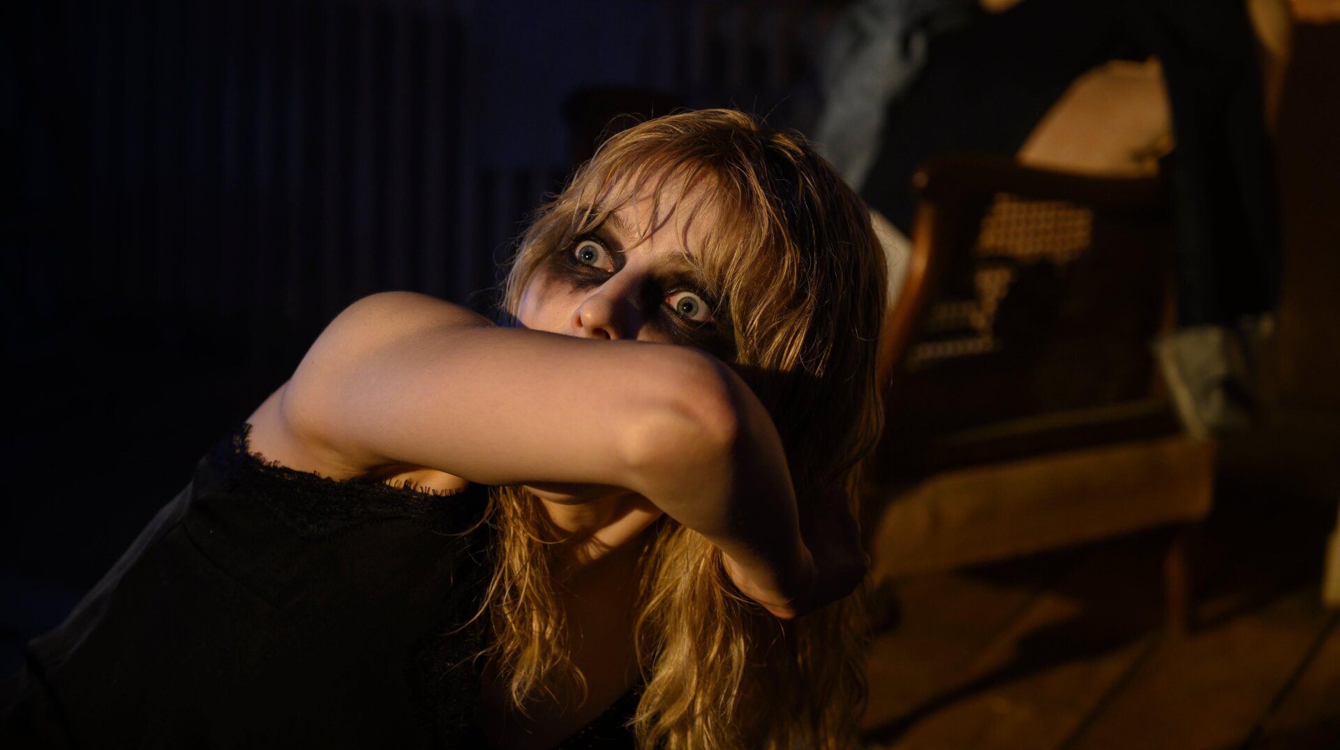 A fashion student (Thomasin Harcourt McKenzie) realizes there’s a dark side to time travel in Last Night in Soho.