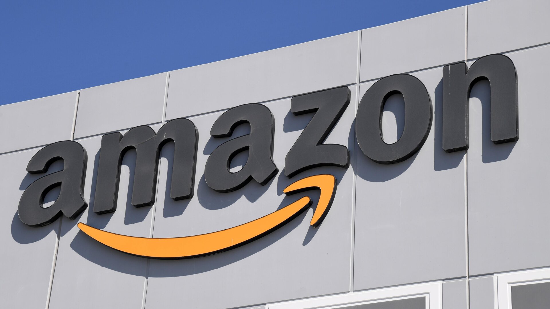 An exterior view shows an Amazon fulfillment center on March 31, 2021 in North Las Vegas, Nevada. 