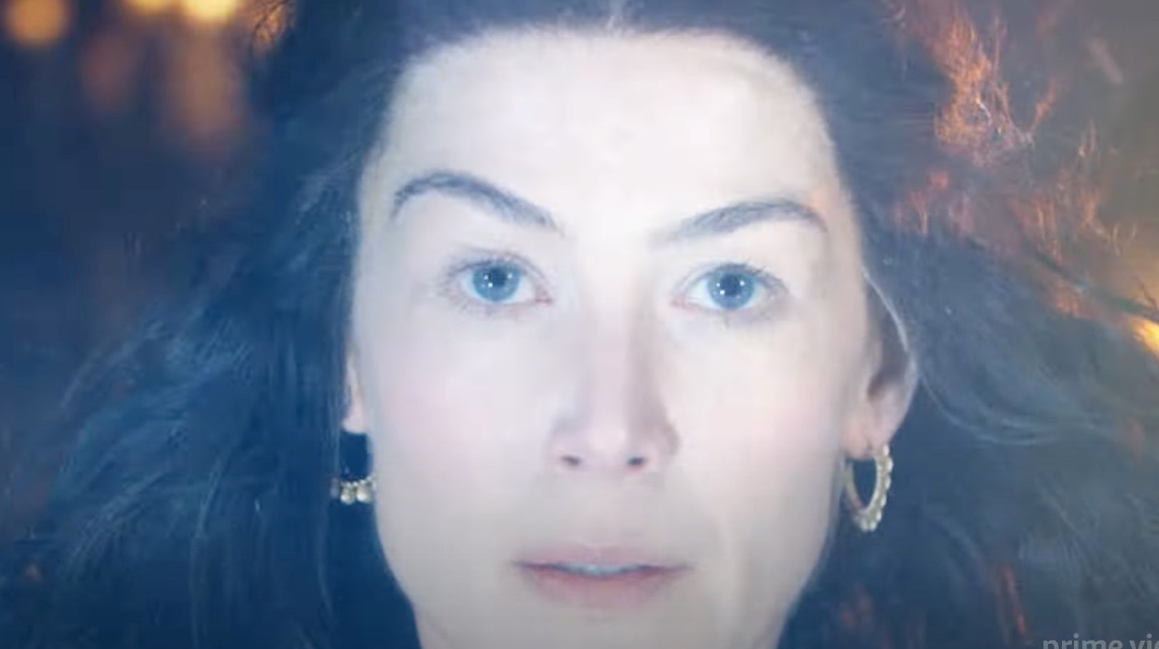 Rosamund Pike as Moiraine Damodred in Wheel of Time.