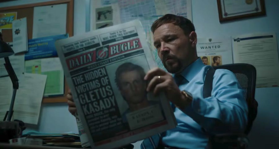 Stephen Graham as Detective Mulligan in Venom: Let There Be Carnage.