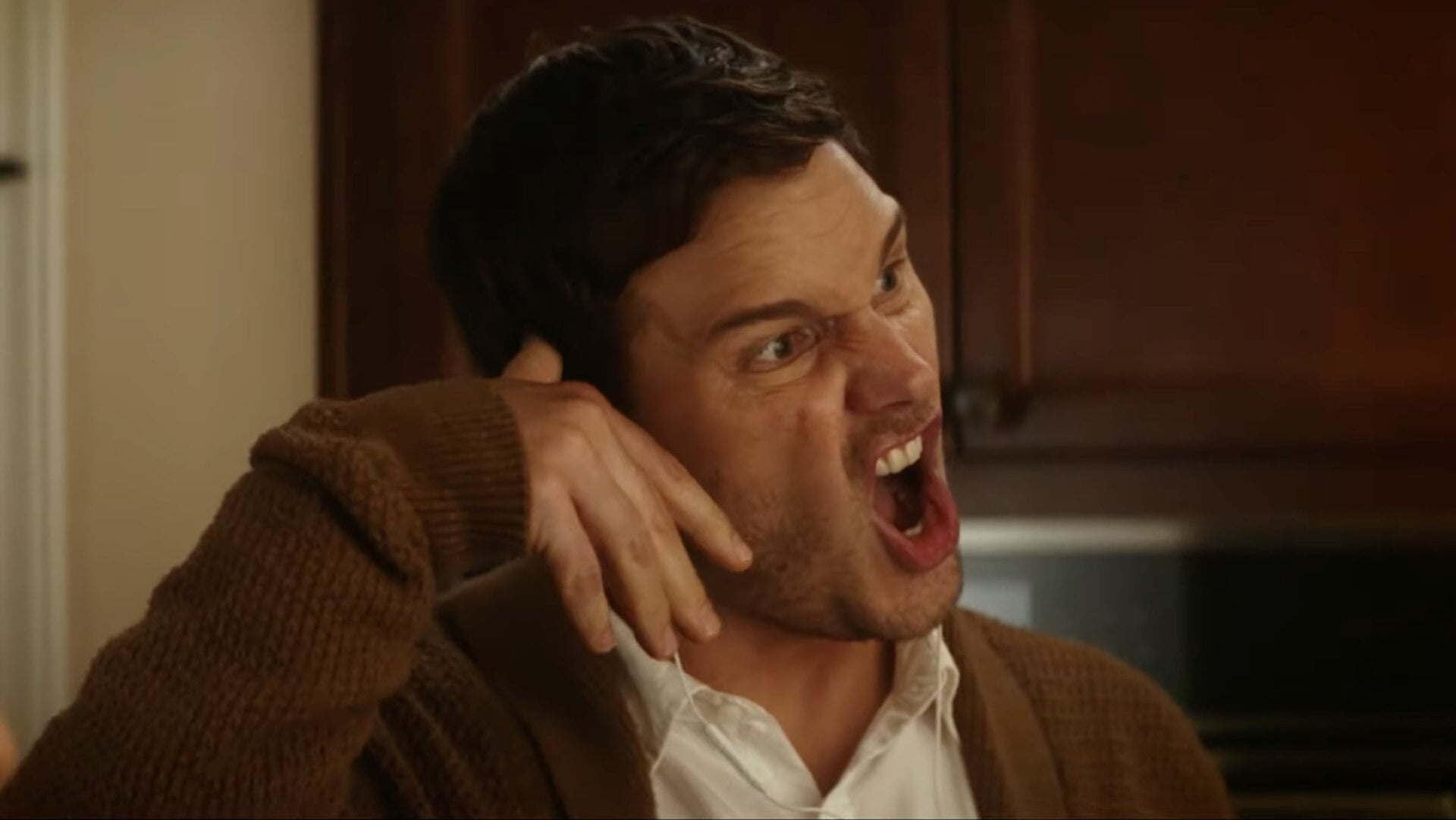 Look, Tomorrow War, if you’re going to give me this shot of Pratt braying like a jackass, it’s going to be the top art.