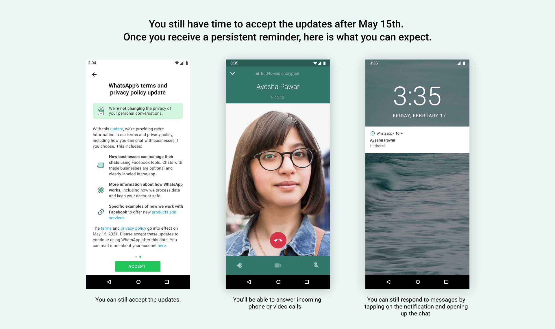 What these “persistent reminders” will look like. 
