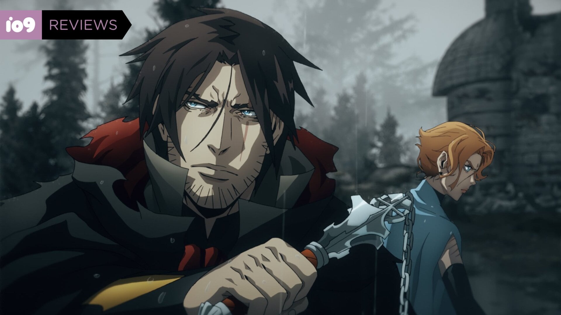 Trevor Belmont and Sypha Belnades prepare for one final effort.